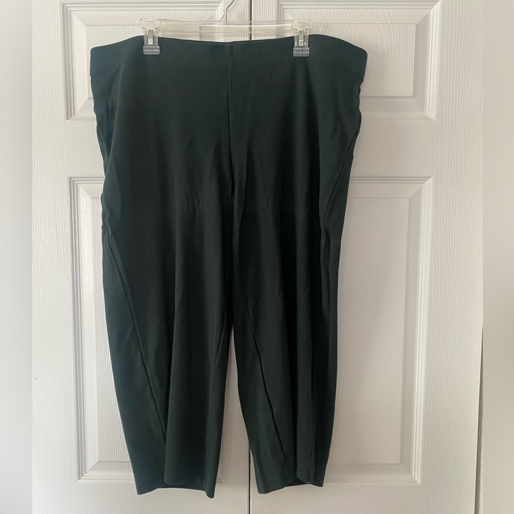 Wide leg cropped pant (heavy)
